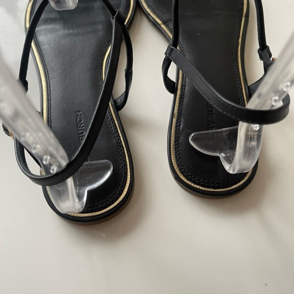 TORY BURCH Emmy  Flat Sandal black size 8 - Picture 4 of 7